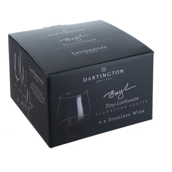 Tony Laithwaites Signature Series - Stemless Tumbler 4 Pack
