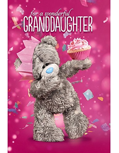 Granddaughter Birthday Card (3D Holographic)