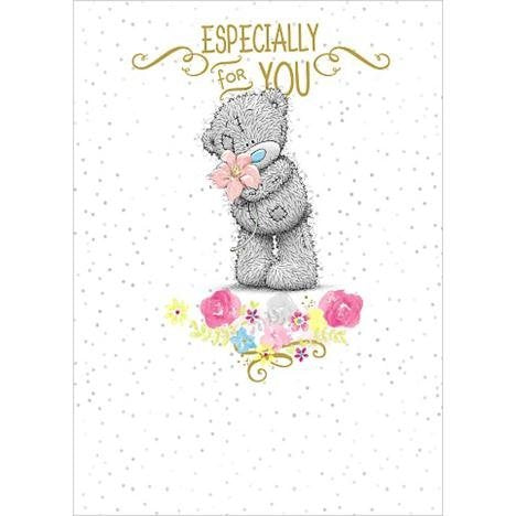 Bear with Flower - Blank Card