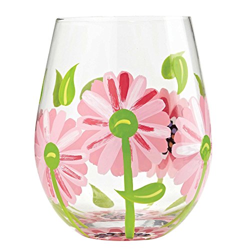 Oops a Daisy Stemless Wine Glass