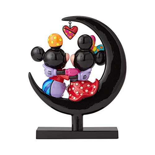 Mickey and Minnie Mouse on Crescent Moon