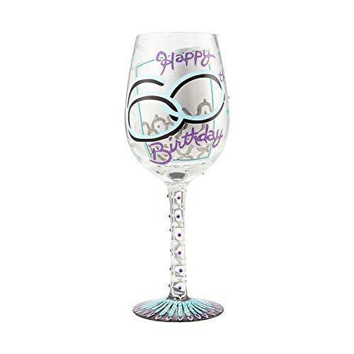 60th Birthday Wine Glass