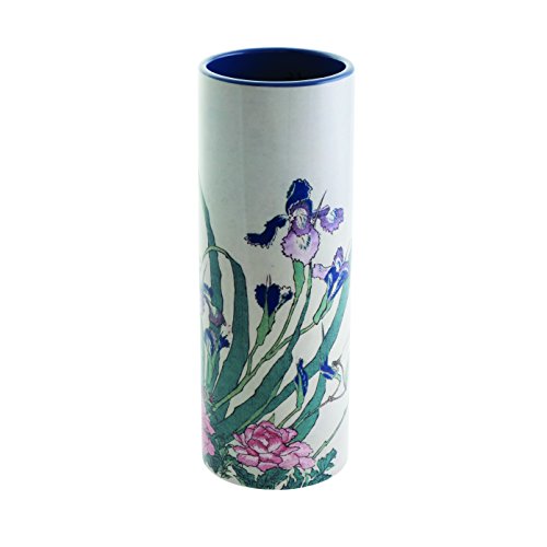 Iris, Peonies and Sparrows - Hokusai (medium)