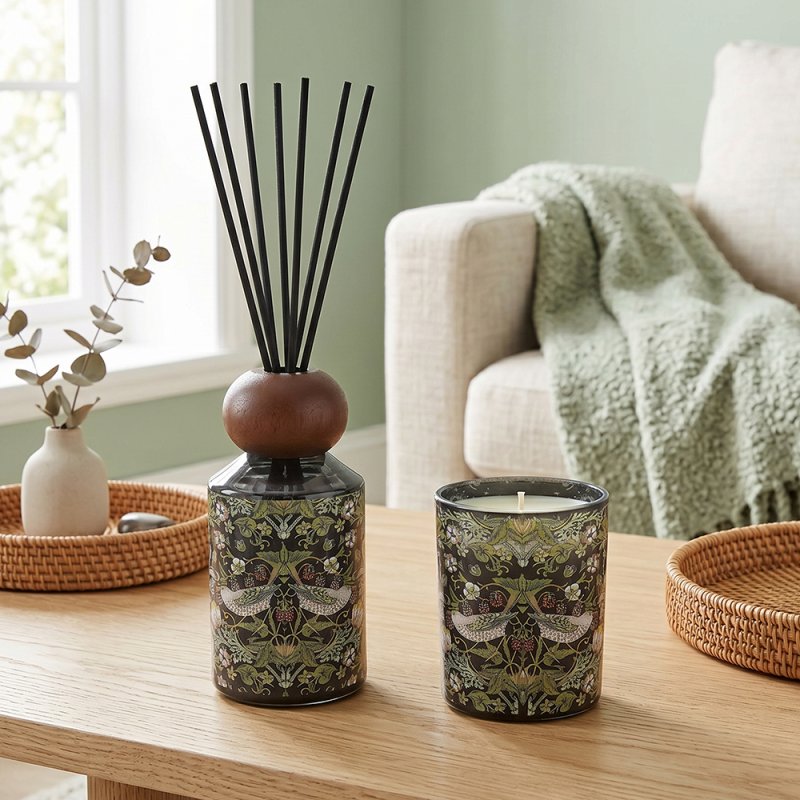 Maison Parfum - William Morris Designs - Diffuser and Candle Set