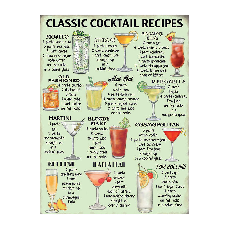 Classic Cocktail Recipes (Small)