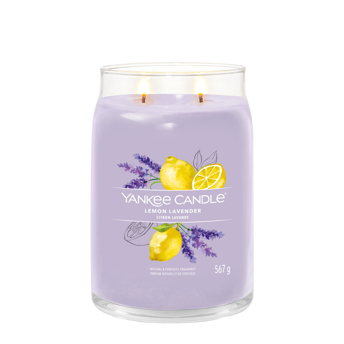 Lemon Lavender - Signature Large Jar Scented Candle