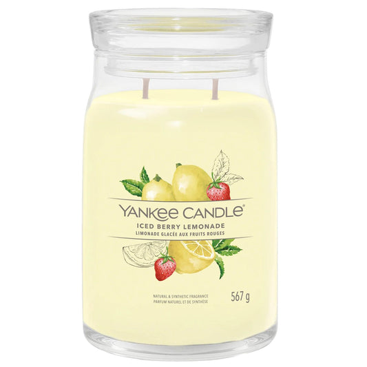 Iced Berry Lemonade - Signature Large Jar Scented Candle