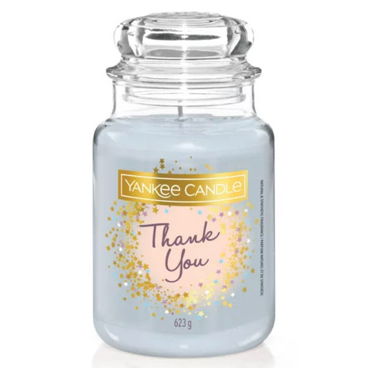 Thank You - Sentimental Original Large Jar Scented Candle