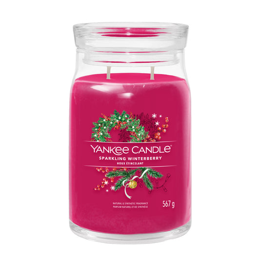 Sparkling Winterberry - Signature Large Jar Scented Candle