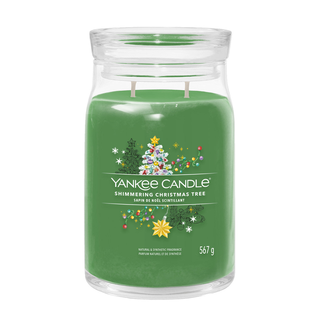 Shimmering Christmas Tree - Signature Large Jar Scented Candle