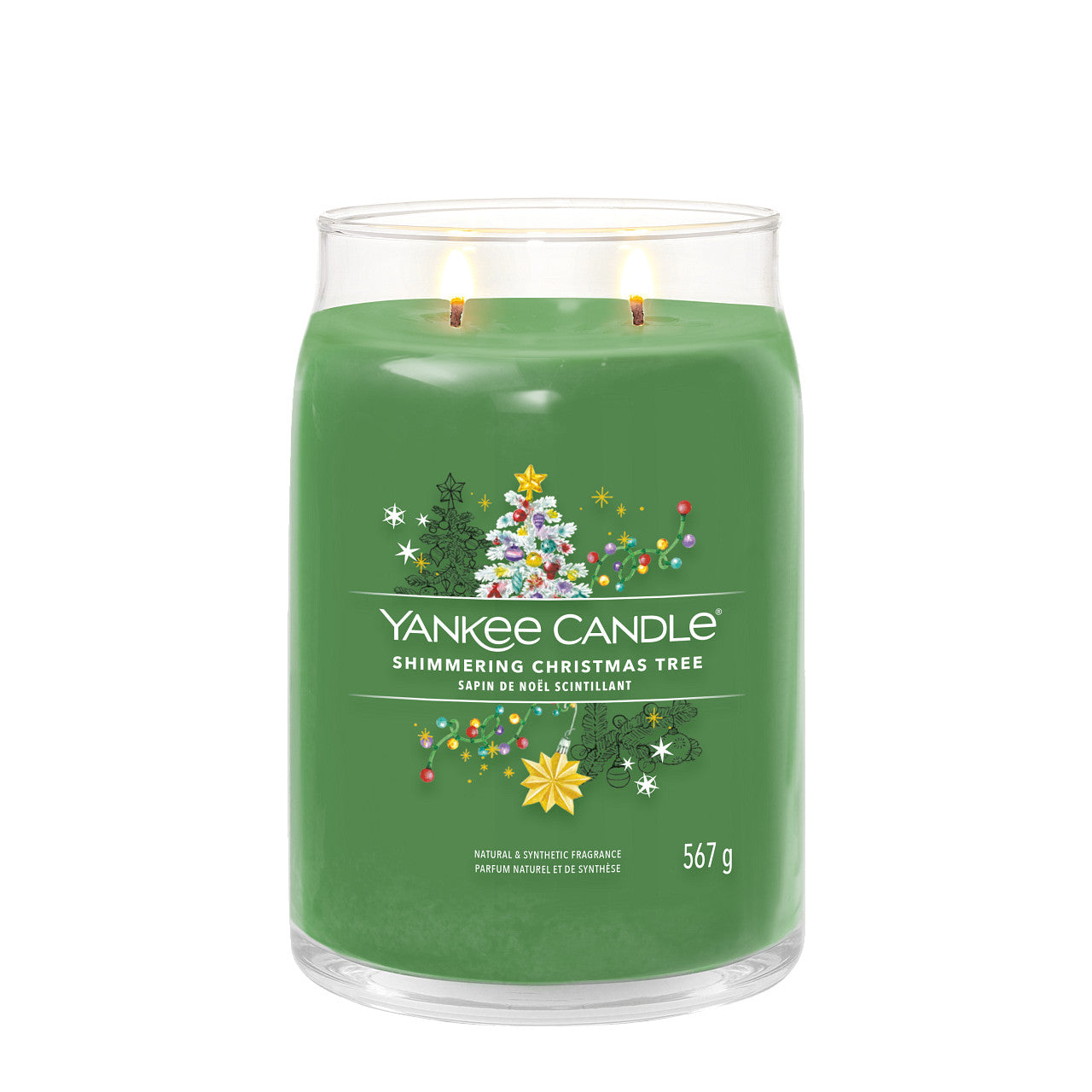 Shimmering Christmas Tree - Signature Large Jar Scented Candle