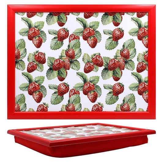 Strawberry Field Design Lap Tray