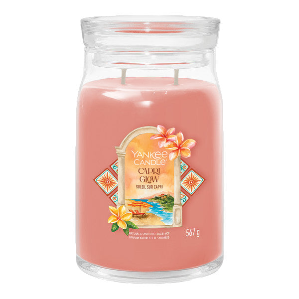 Capri Glow - Signature Large Jar Scented Candle