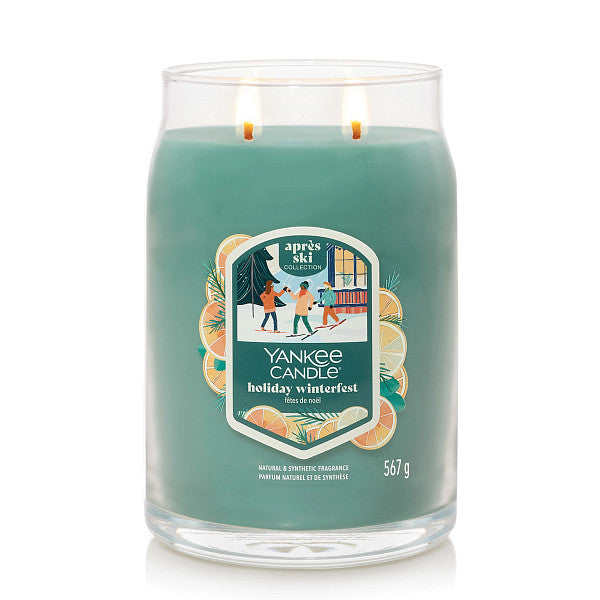 Holiday Winterfest - Signature Large Jar Scented Candle