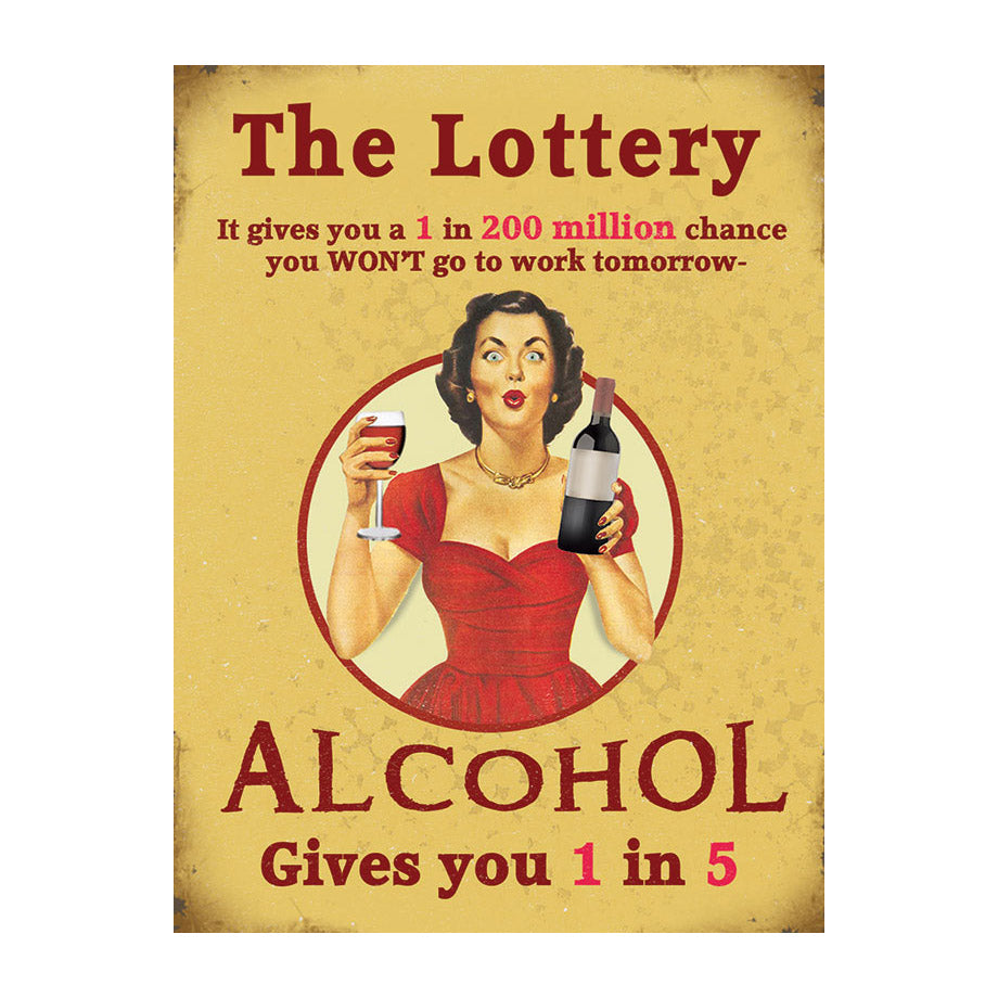 The Lottery versus Alcohol Odds (Small)