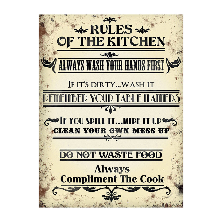 Rules of the Kitchen (Small)