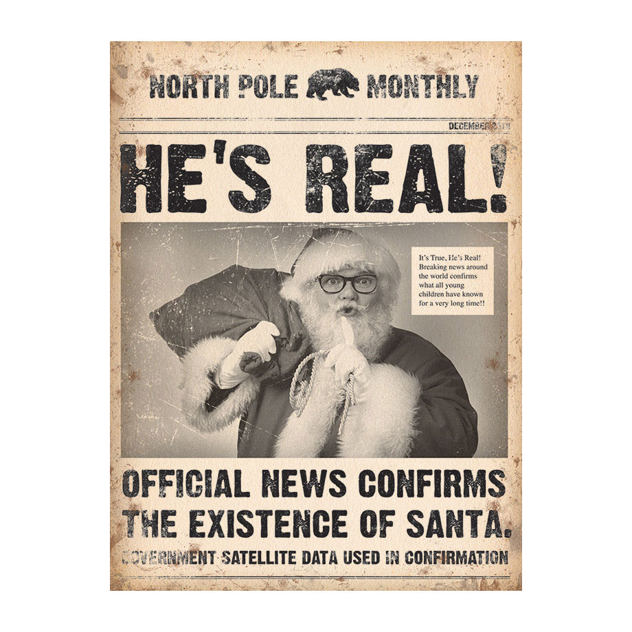 North Pole Monthly - He's Real (Small)
