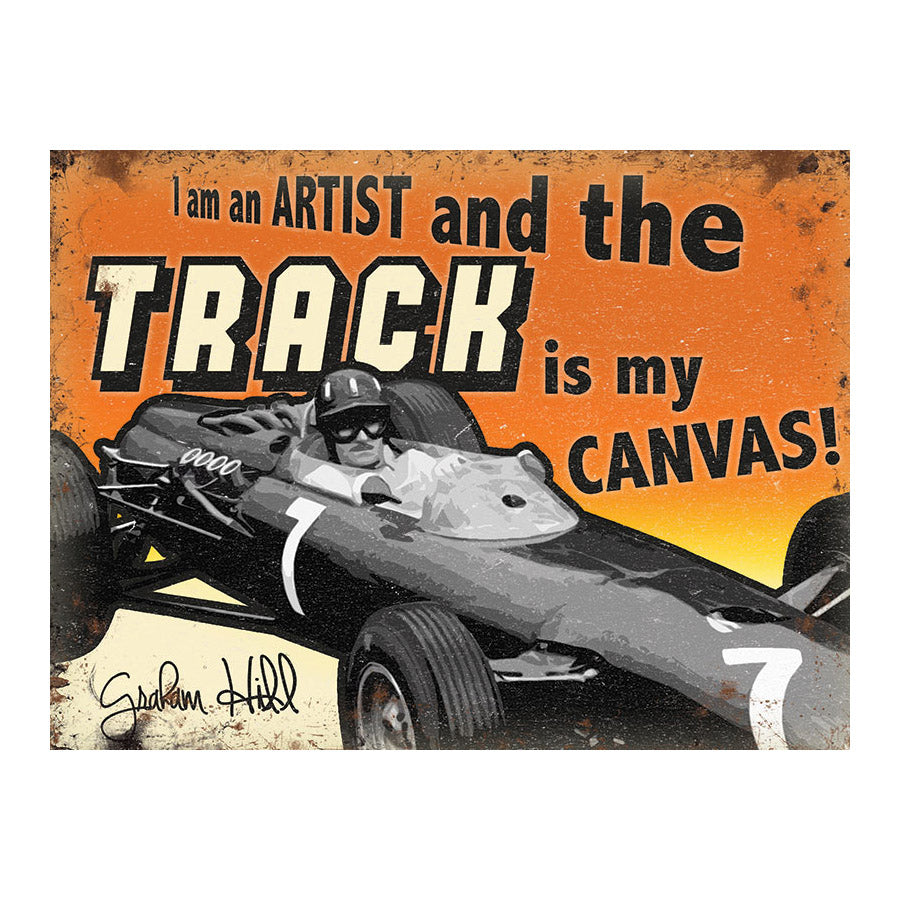 Motor Racing - I Am An Artist and the Track is my Canvas (Small)