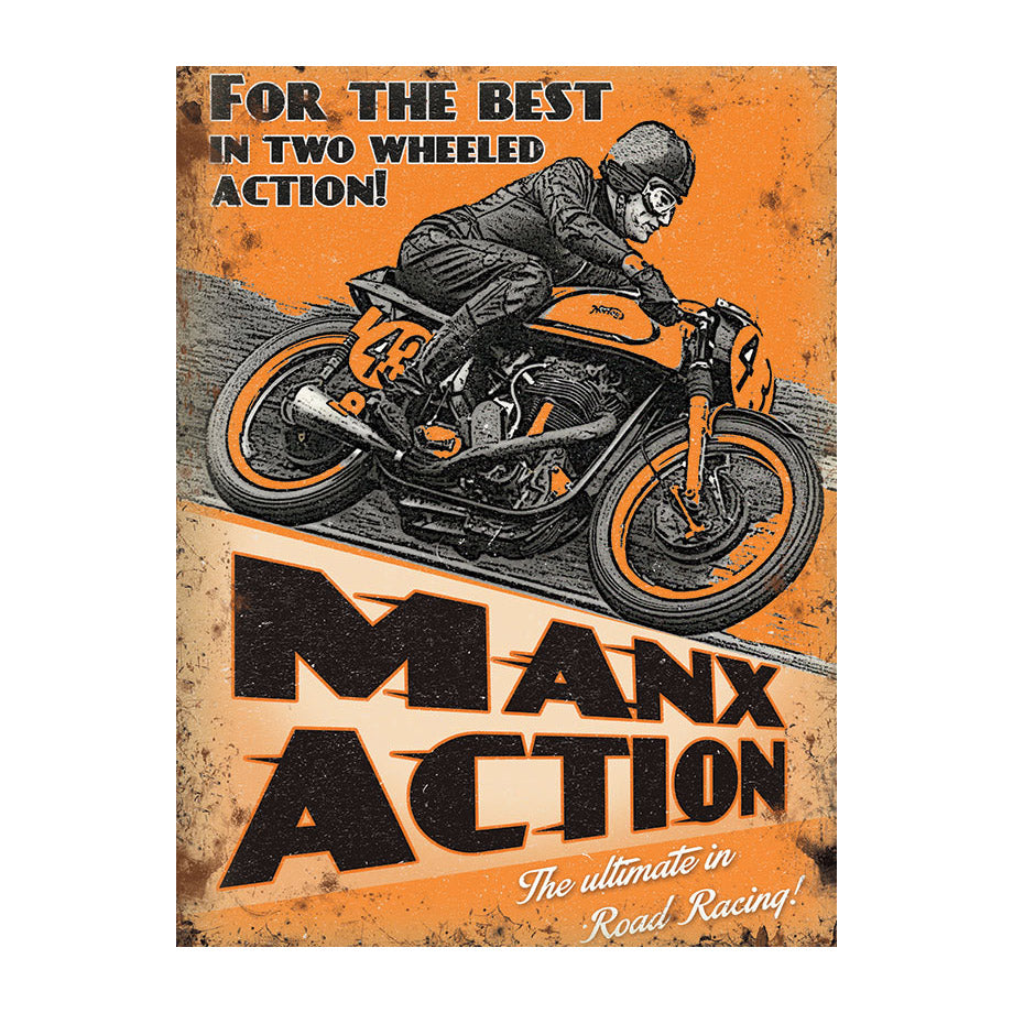 Motor Cycling - Manx Action (Small)
