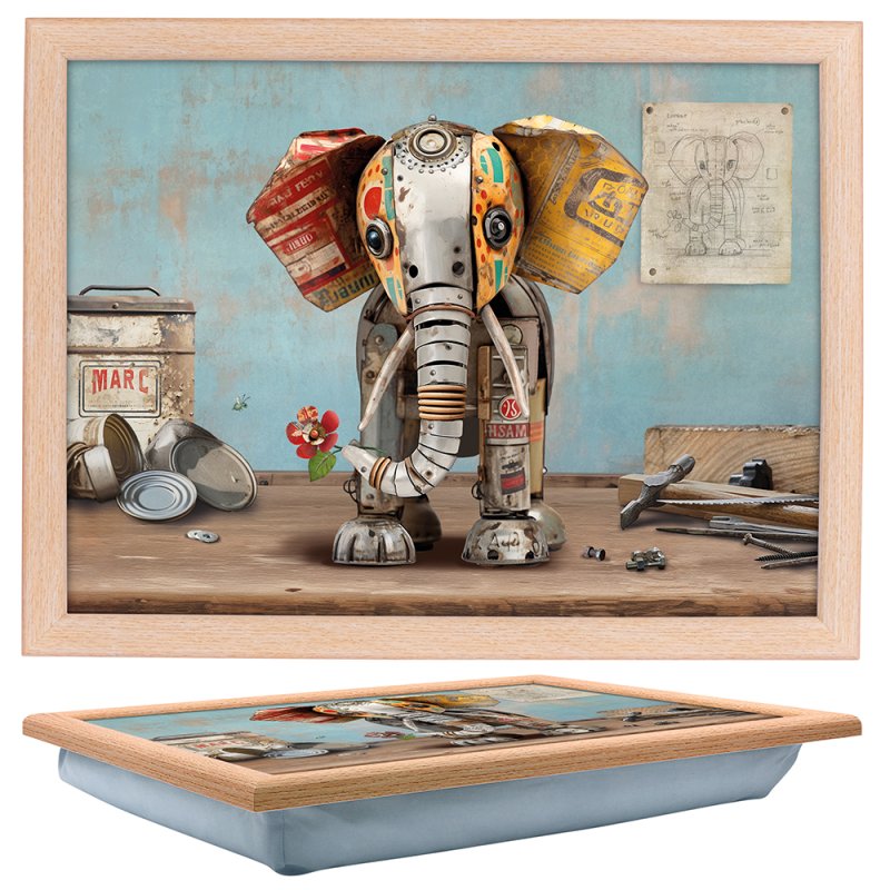 Bug Art - Scrap Elephant Lap Tray