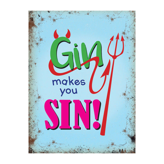 Gin Makes You Sin (Small)