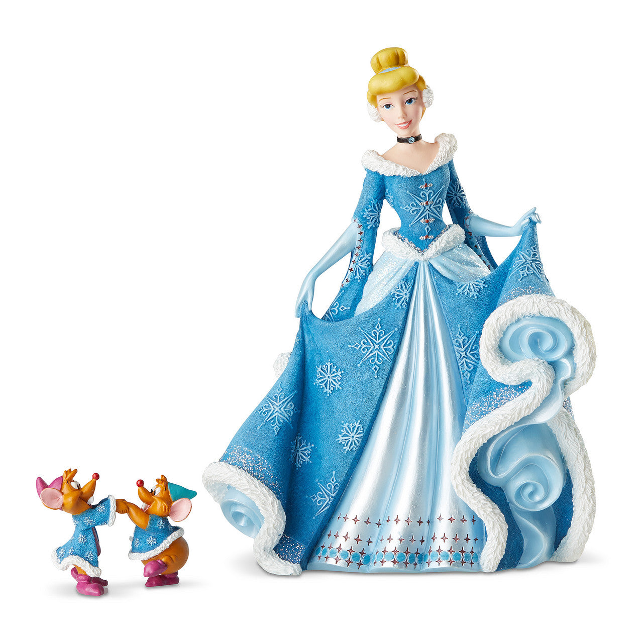 Cinderella with Jaq and Gus Gus Figurine