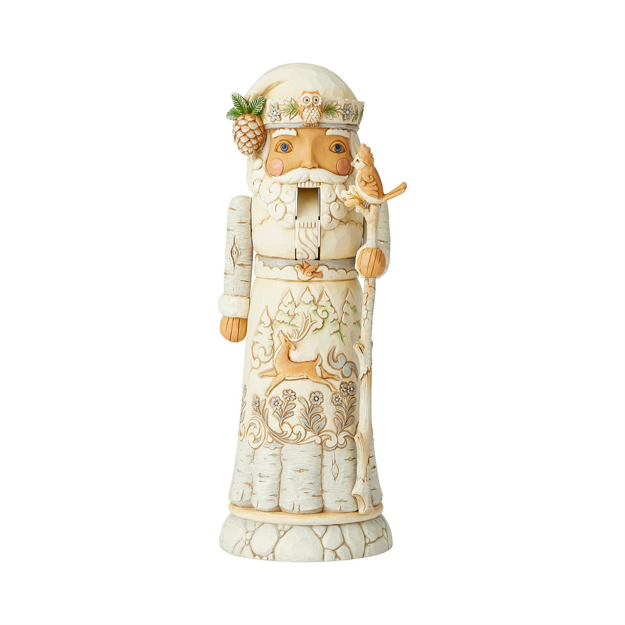 Jim Shore Heartwood Creek Snowman top Nutcracker