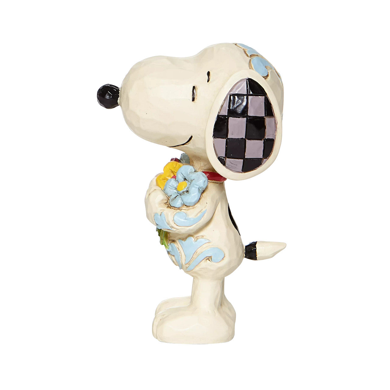 Snoopy with Flowers Mini Figurine