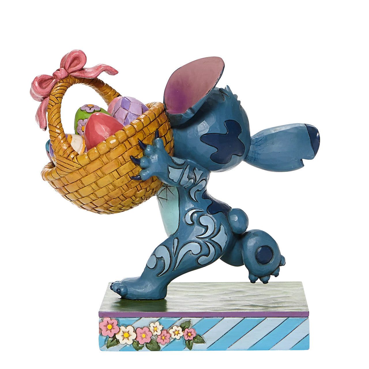 Bizarre Bunny - Stitch Running off with Easter Basket