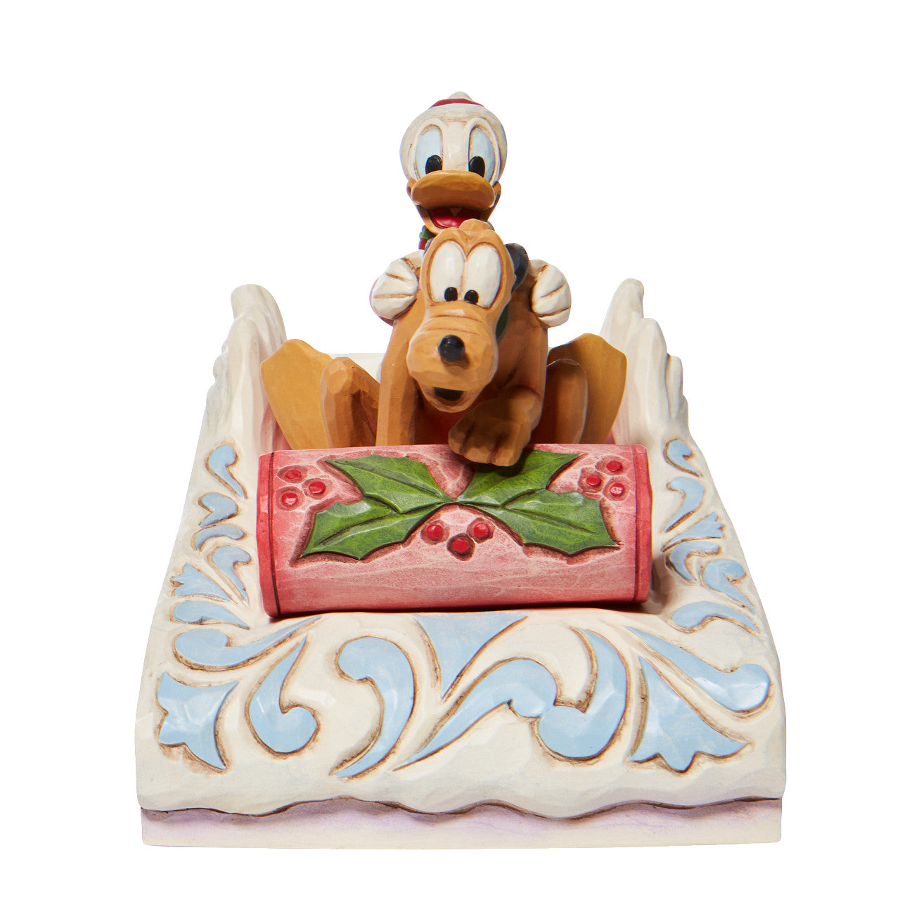 A Friendly Race - Donald and Pluto Sledding
