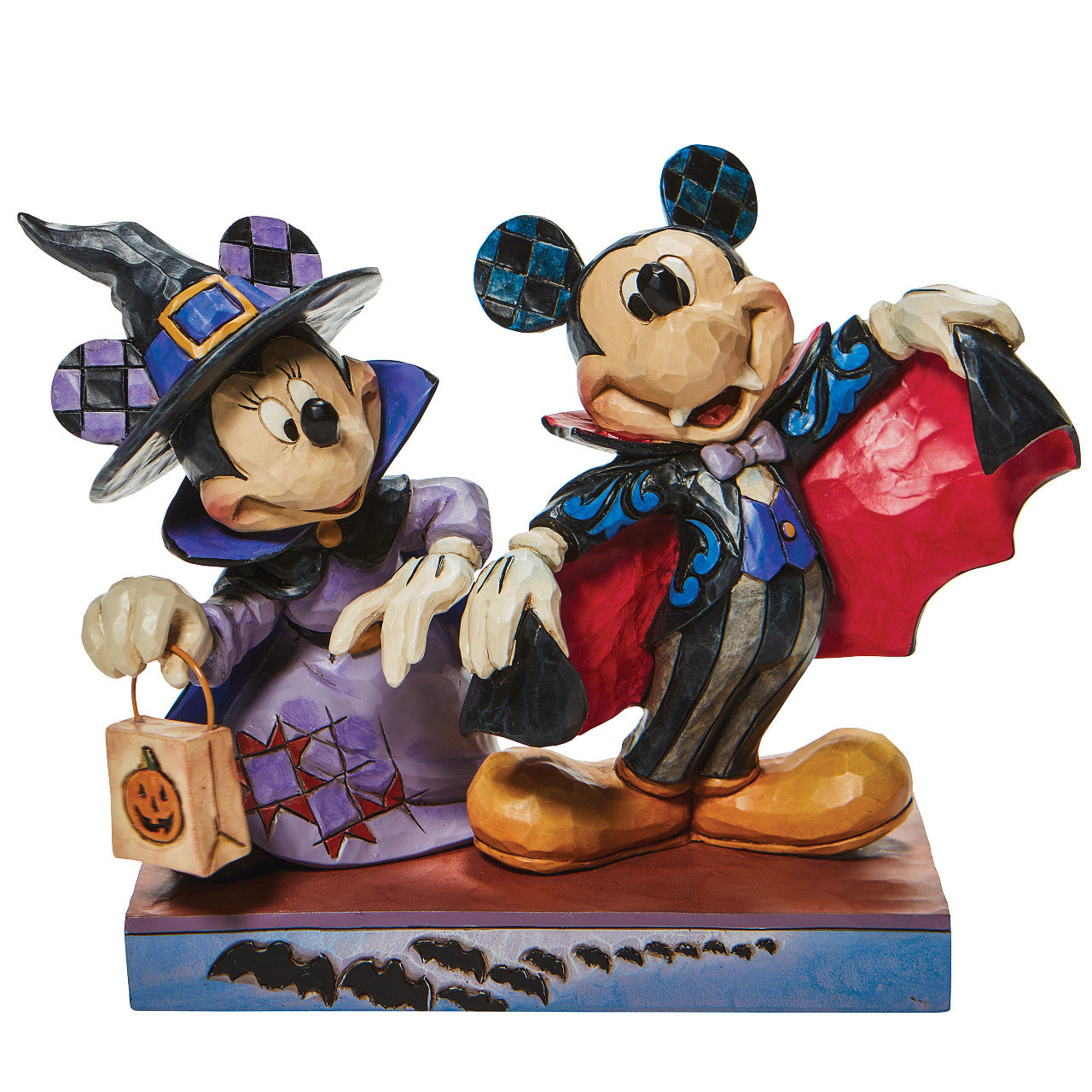 Terrifying Trick-or-Treaters - Mickey and Minnie as Vampire and Witch