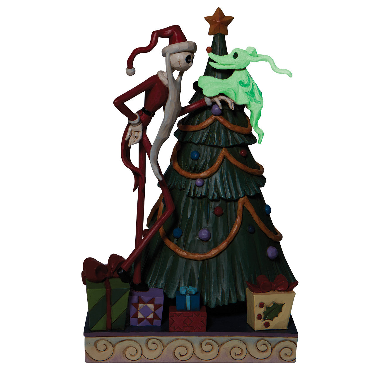 Decking the Halls - Santa Jack with Zero by Tree