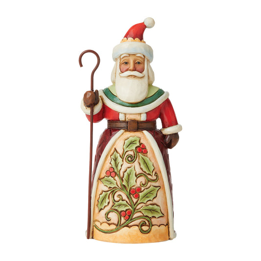 Ivy, Holly, and Days So Jolly - Santa With Holly Pint Sized Figurine