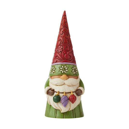 There's No Christmas Like A Gnome Christmas - Christmas Gnome With Ornaments Figurine
