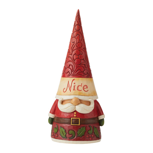 Gnome-body's Perfect - Two-Sided Naughty And Nice Gnome Figurine