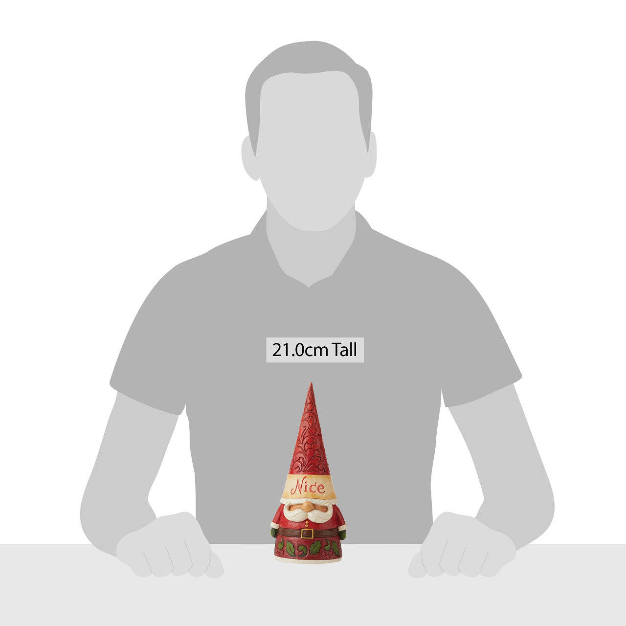 Gnome-body's Perfect - Two-Sided Naughty And Nice Gnome Figurine