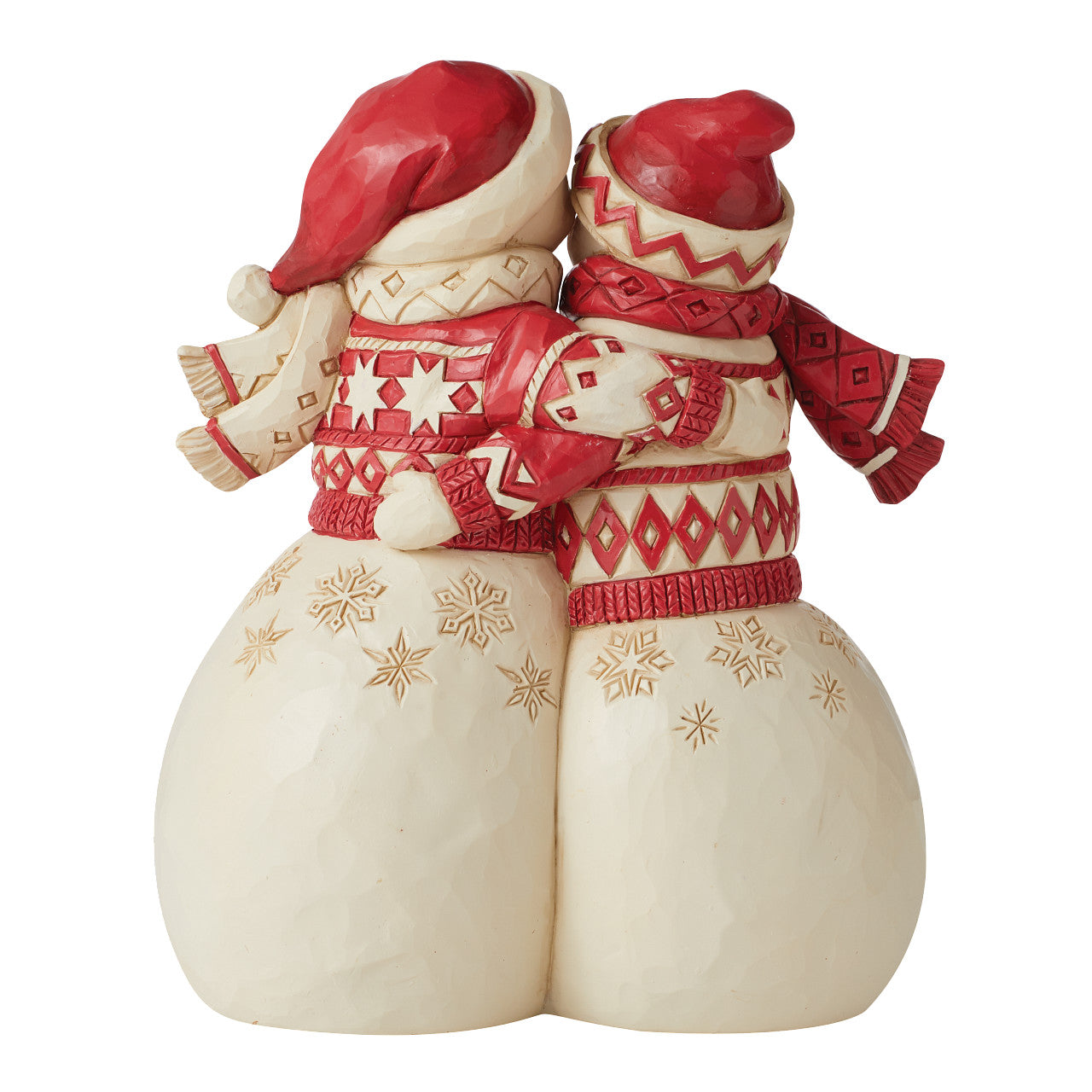 Baby It's Cold Outside - Nordic Noel Snowman Couple Figurine