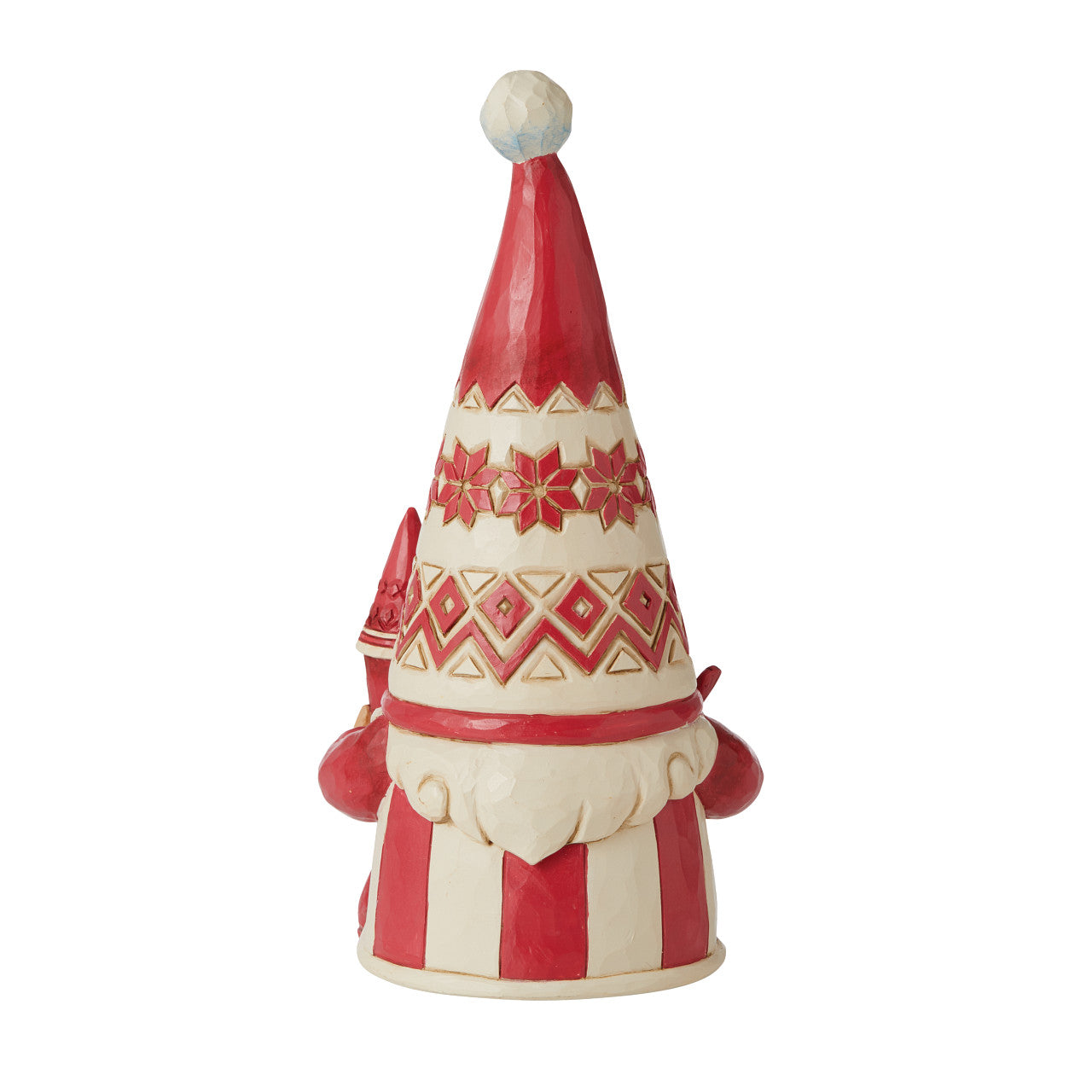 From My Gnome To Yours - Nordic Noel Gnome With Cardinal And Birdhouse Figurine