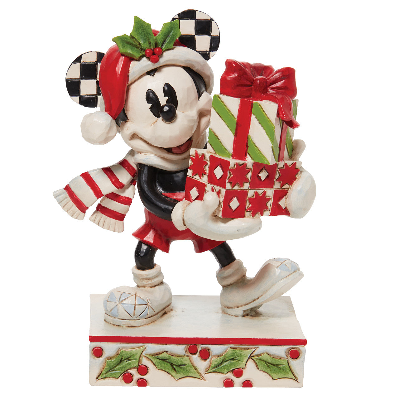 A Season of Giving - Mickey with Stack of Presents