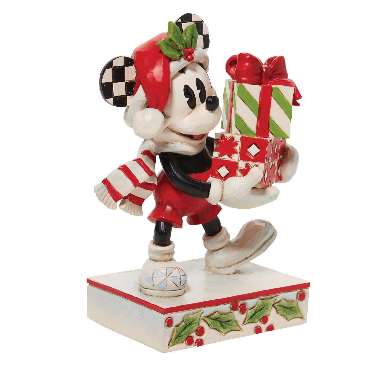 A Season of Giving - Mickey with Stack of Presents