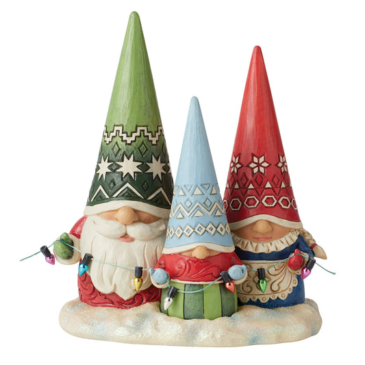 Together For Christmas - Christmas Gnome Family Figurine