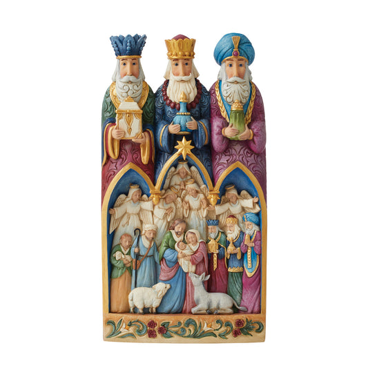 Born the Lord of Lords - Three King Diorama Figurine