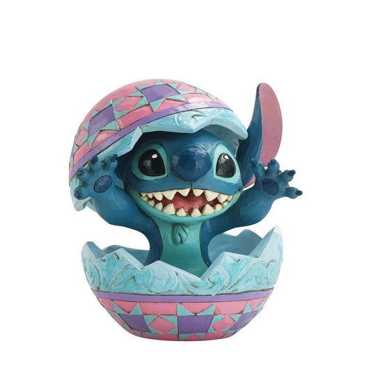 An Alien Hatched - Stitch in an Easter Egg