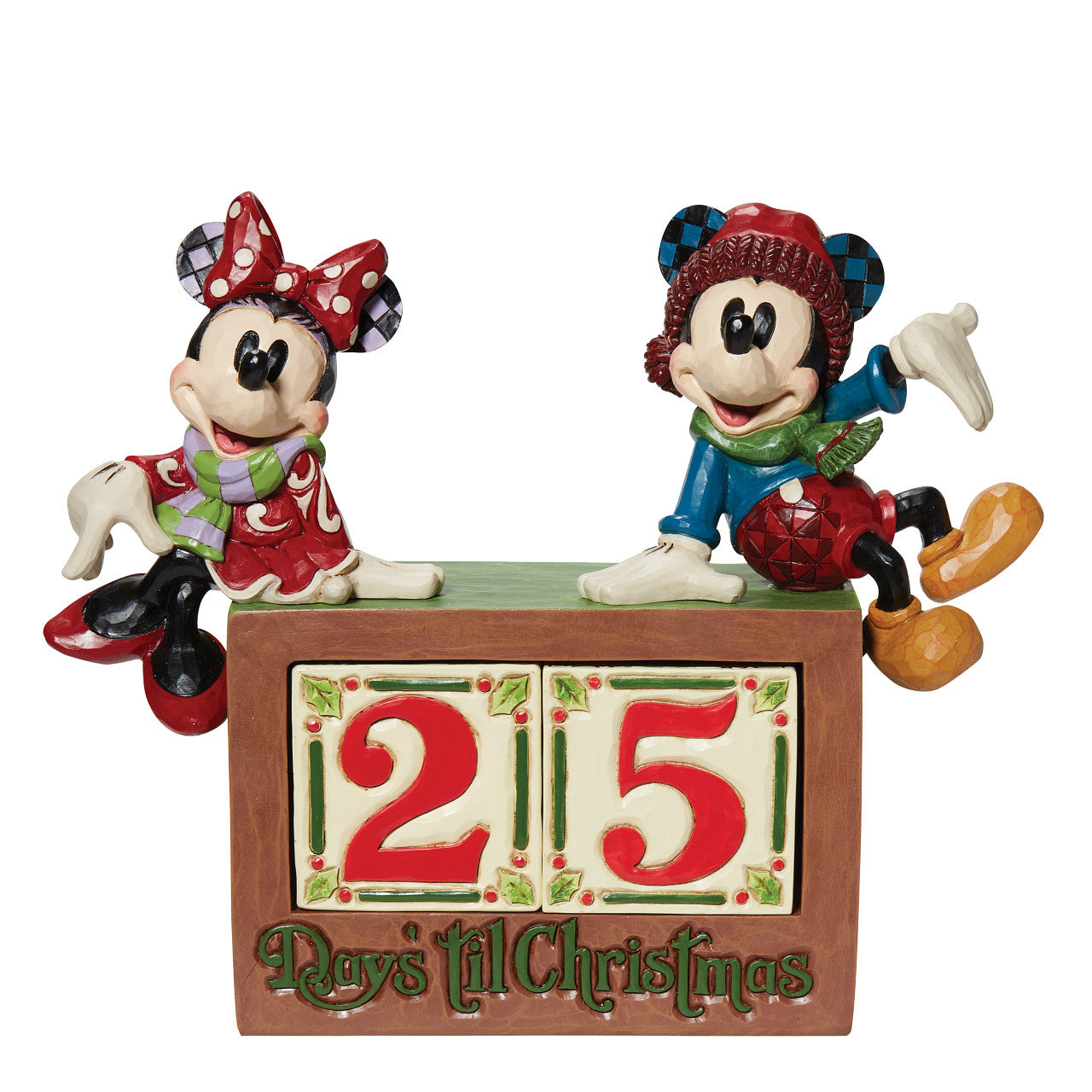 The Christmas Countdown - Mickey and Minnie Perpetual Calendar