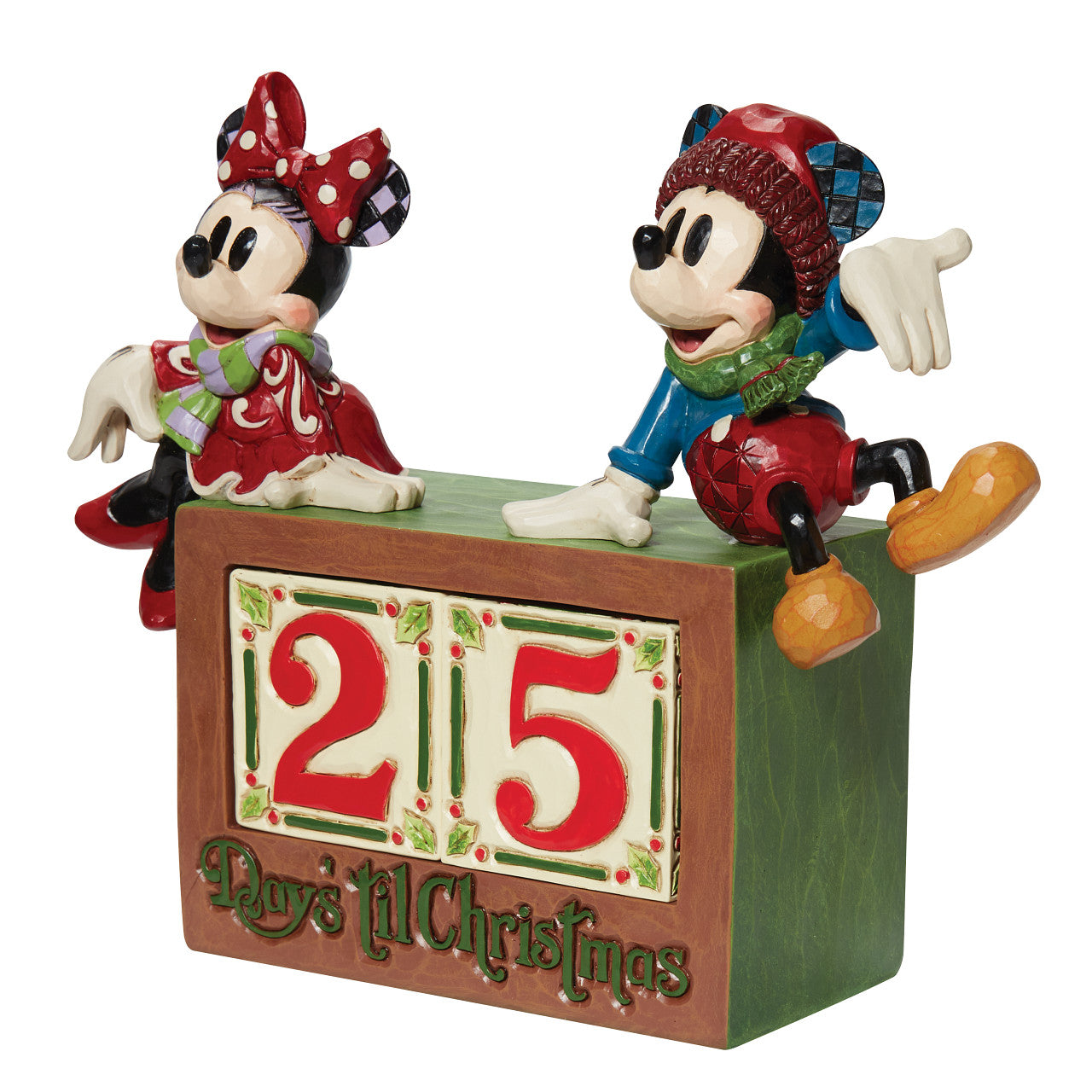 The Christmas Countdown - Mickey and Minnie Perpetual Calendar