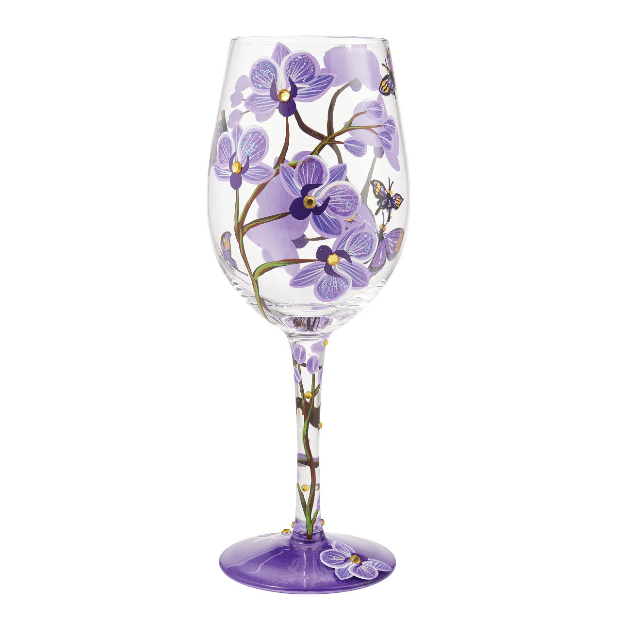 Butterfly Jubilee Wine Glass