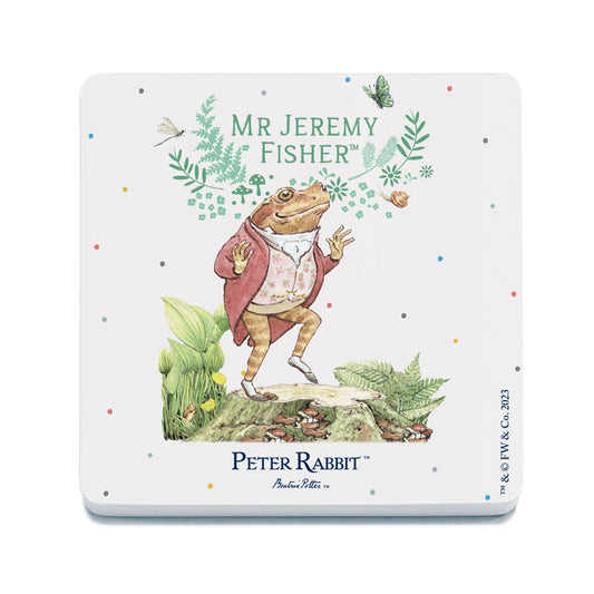 Beatrix Potter - Mr Jeremy Fisher (Drinks Coaster)