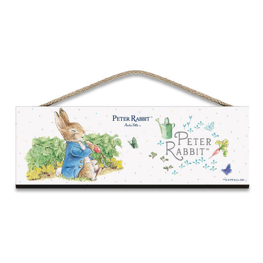 Beatrix Potter - Peter Rabbit and Radish (Wooden Sign)