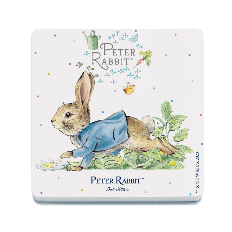 Beatrix Potter - Peter Rabbit Running (Drinks Coaster)
