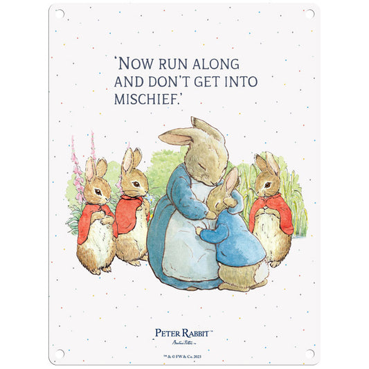 Beatrix Potter - 'Now run along and don't get into mischief' (Small)